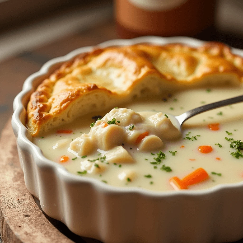 Chicken Pot Pie with Cream of Chicken Soup